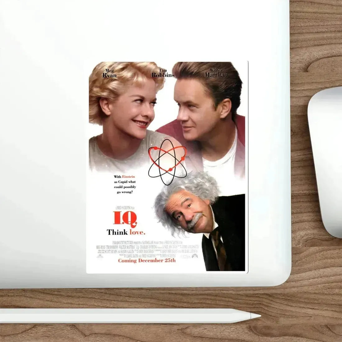 IQ 1994 Movie Poster STICKER Vinyl Die-Cut Decal - The Sticker Space