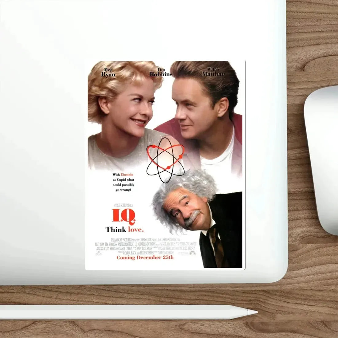 IQ 1994 Movie Poster STICKER Vinyl Die-Cut Decal - The Sticker Space