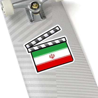 Iran film clapperboard (Iran) STICKER Vinyl Kiss-Cut Decal - The Sticker Space