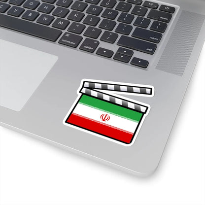 Iran film clapperboard (Iran) STICKER Vinyl Kiss-Cut Decal - The Sticker Space
