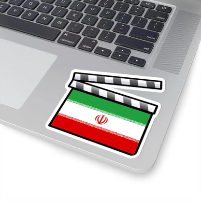 Iran film clapperboard (Iran) STICKER Vinyl Kiss-Cut Decal - The Sticker Space