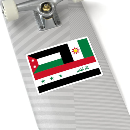 Iraqi Flag Montage (Iraq) STICKER Vinyl Kiss-Cut Decal - The Sticker Space