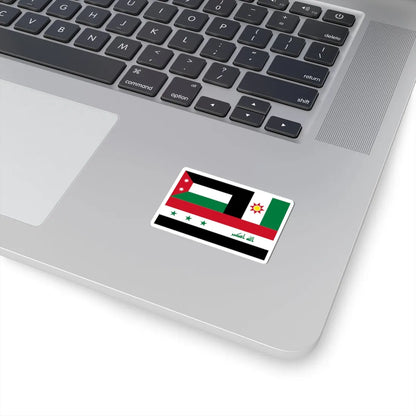 Iraqi Flag Montage (Iraq) STICKER Vinyl Kiss-Cut Decal - The Sticker Space
