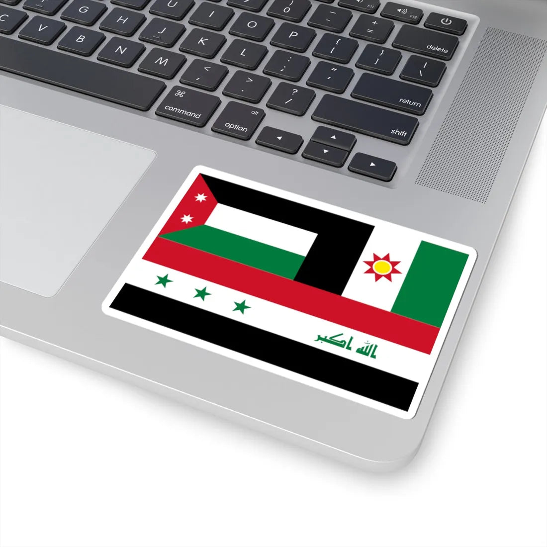 Iraqi Flag Montage (Iraq) STICKER Vinyl Kiss-Cut Decal - The Sticker Space