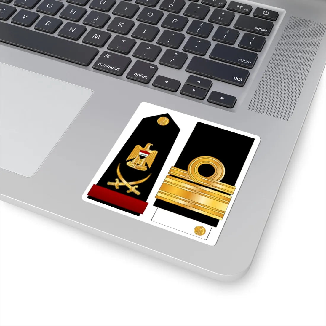 IraqNavyRankInsignia 4 (Iraq) (Military Rank) STICKER Vinyl Kiss-Cut Decal - The Sticker Space