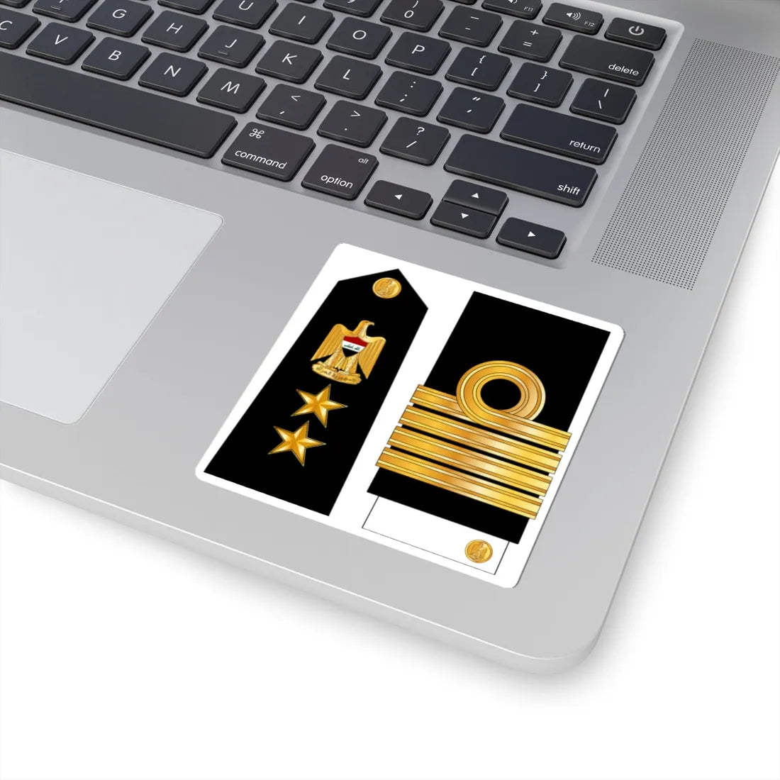 IraqNavyRankInsignia 6 (Iraq) (Military Rank) STICKER Vinyl Kiss-Cut Decal - The Sticker Space