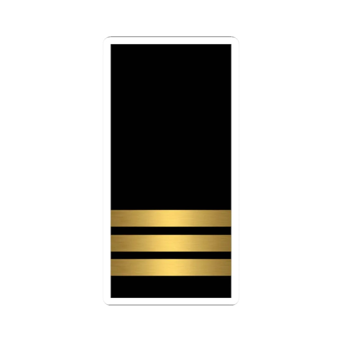 IraqNCONavyRankInsignia 2 (Iraq) (Military Rank) STICKER Vinyl Kiss-Cut Decal 2 Inch White - The Sticker Space