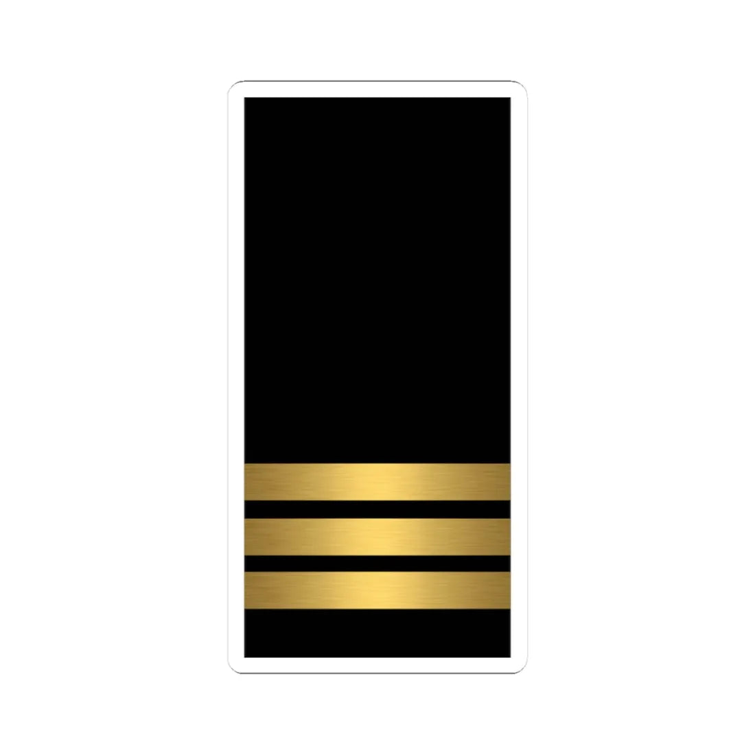 IraqNCONavyRankInsignia 2 (Iraq) (Military Rank) STICKER Vinyl Kiss-Cut Decal 3 Inch White - The Sticker Space