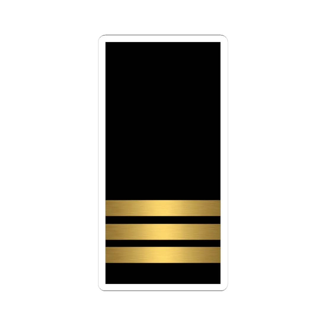 IraqNCONavyRankInsignia 2 (Iraq) (Military Rank) STICKER Vinyl Kiss-Cut Decal 4 Inch White - The Sticker Space