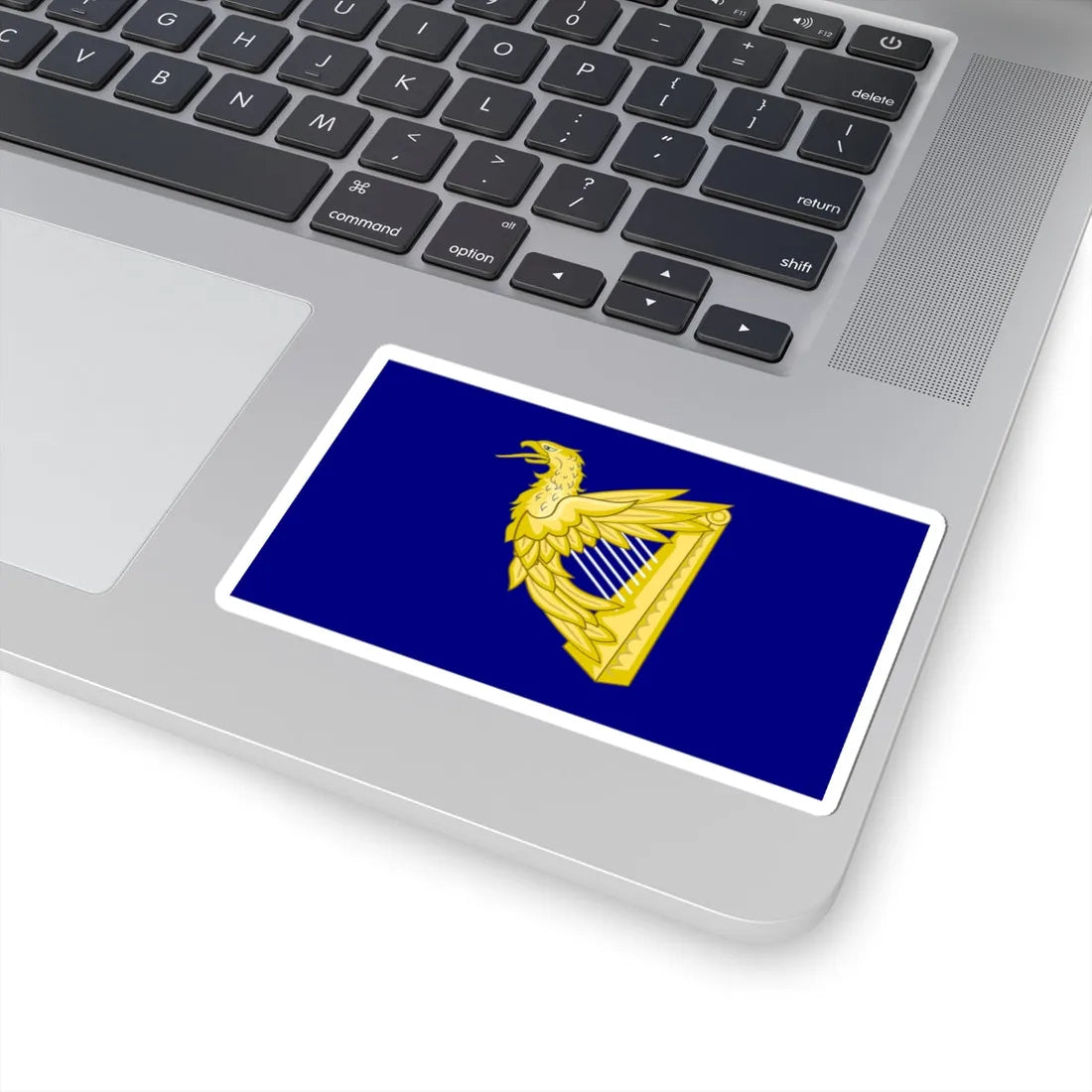 Ireland Eagle Harp Flag (Ireland) STICKER Vinyl Kiss-Cut Decal - The Sticker Space