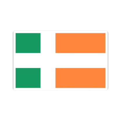 Ireland Nordic flag proposal (Ireland) STICKER Vinyl Kiss-Cut Decal 2 Inch White - The Sticker Space