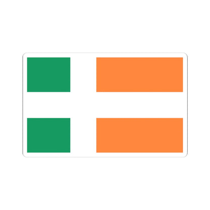 Ireland Nordic flag proposal (Ireland) STICKER Vinyl Kiss-Cut Decal 4 Inch White - The Sticker Space