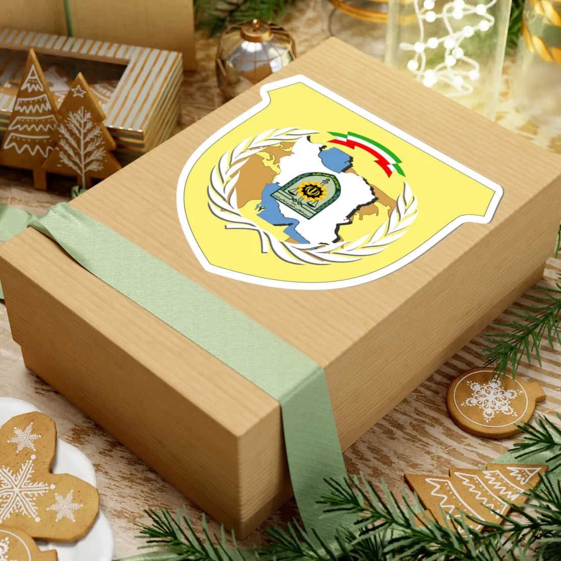 IRI.Anti-Narcotics Police (Iran) (Coat of Arms) STICKER Vinyl Kiss-Cut Decal - The Sticker Space