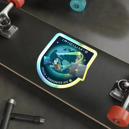 Iridium-2 (SpaceX) Holographic STICKER Die-Cut Vinyl Decal - The Sticker Space