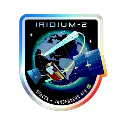 Iridium-2 (SpaceX) Holographic STICKER Die-Cut Vinyl Decal - The Sticker Space