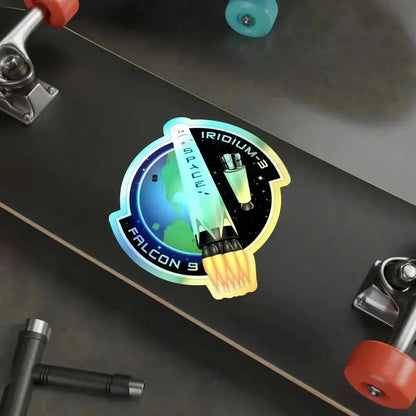 Iridium-3 (SpaceX) Holographic STICKER Die-Cut Vinyl Decal - The Sticker Space