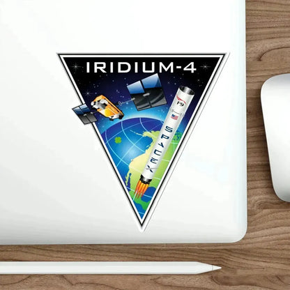 Iridium-4 (SpaceX) STICKER Vinyl Die-Cut Decal - The Sticker Space