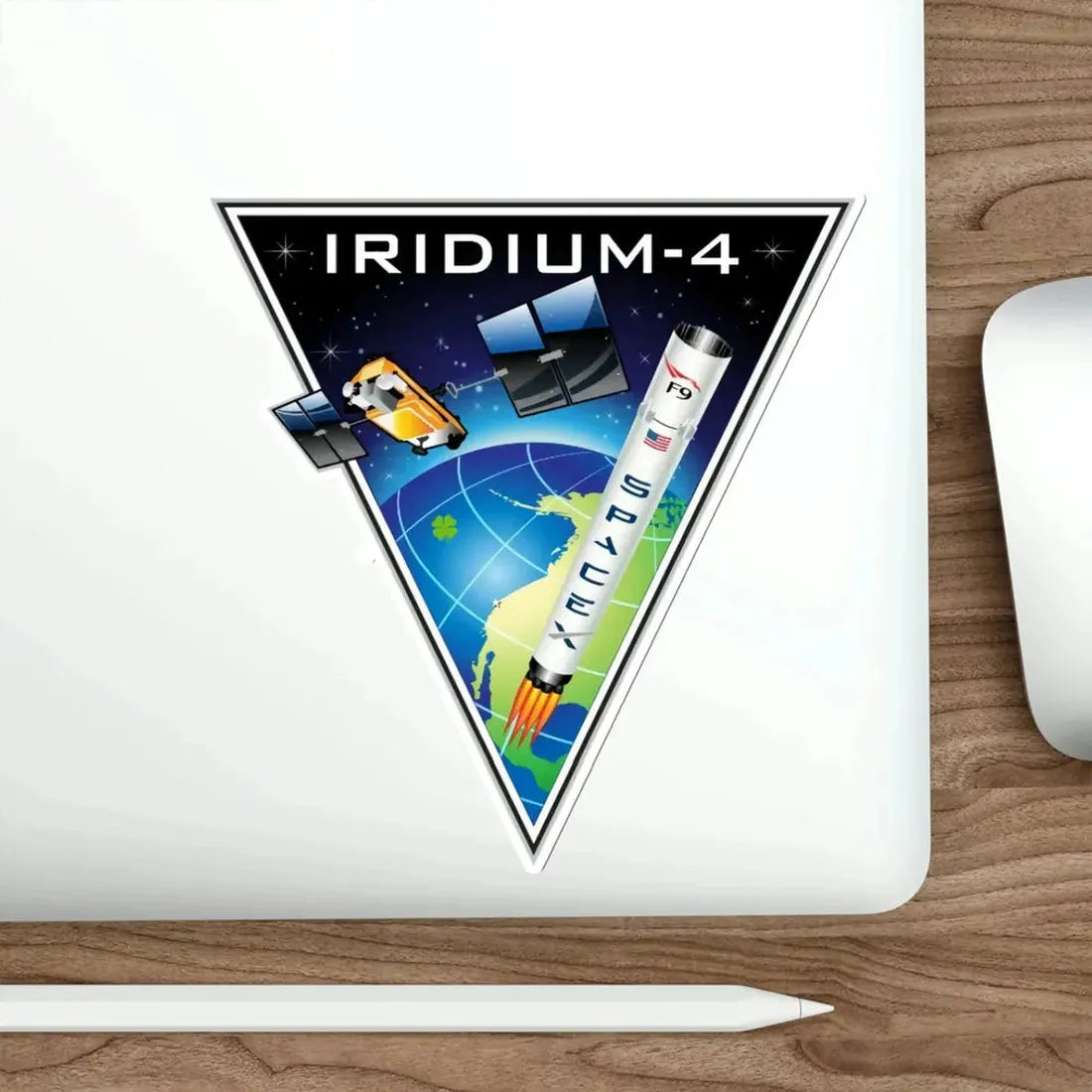 Iridium-4 (SpaceX) STICKER Vinyl Die-Cut Decal - The Sticker Space