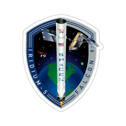 Iridium-5 (SpaceX) STICKER Vinyl Die-Cut Decal 4 Inch - The Sticker Space