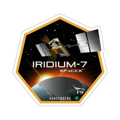 Iridium-7 (SpaceX) STICKER Vinyl Die-Cut Decal 6 Inch - The Sticker Space