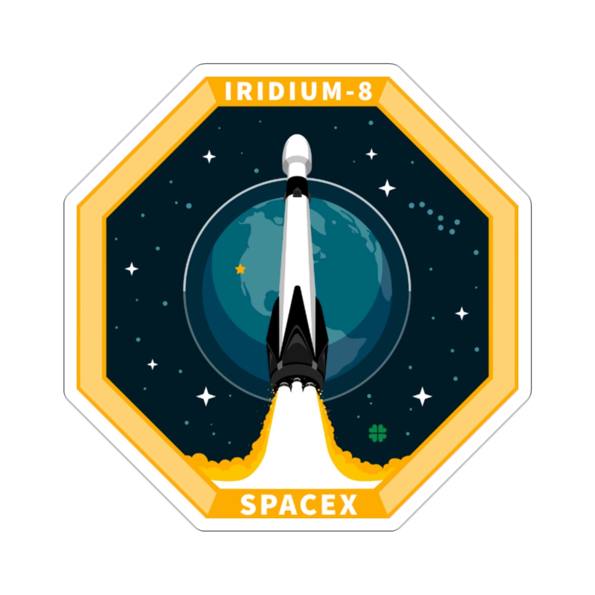 Iridium-8 (SpaceX) STICKER Vinyl Die-Cut Decal-2 Inch-The Sticker Space