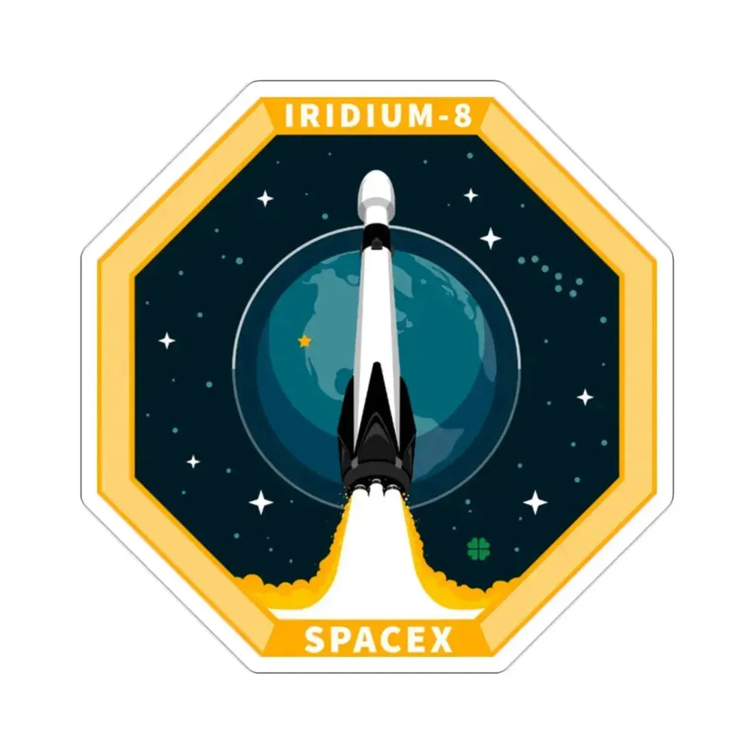Iridium-8 (SpaceX) STICKER Vinyl Die-Cut Decal 2 Inch - The Sticker Space