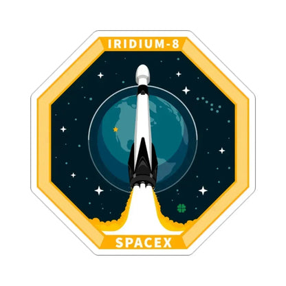 Iridium-8 (SpaceX) STICKER Vinyl Die-Cut Decal 2 Inch - The Sticker Space