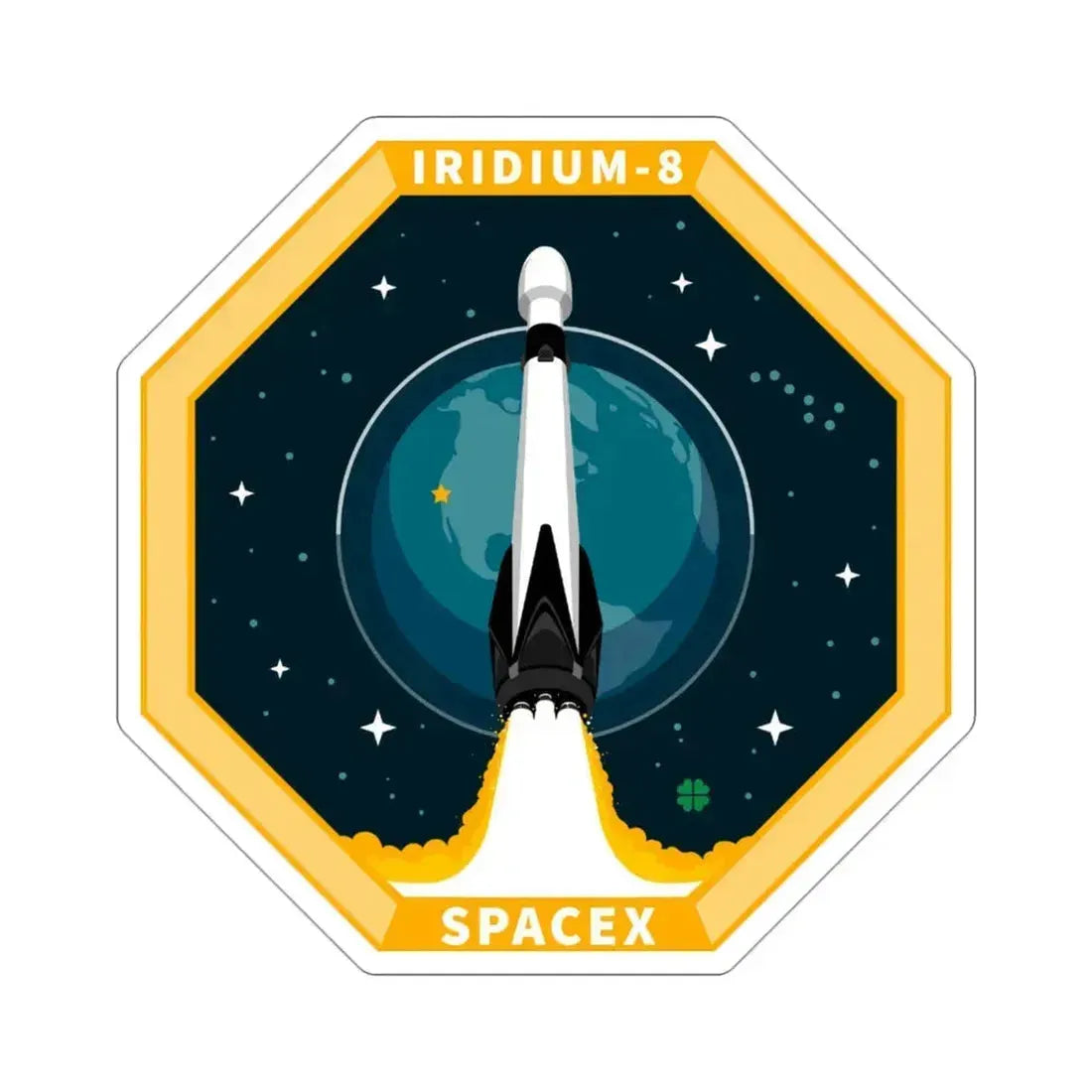 Iridium-8 (SpaceX) STICKER Vinyl Die-Cut Decal 3 Inch - The Sticker Space