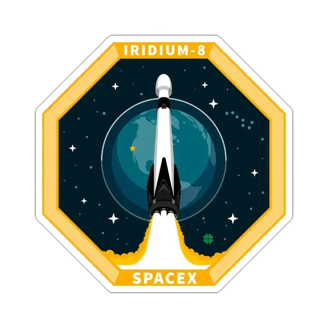 Iridium-8 (SpaceX) STICKER Vinyl Die-Cut Decal 3 Inch - The Sticker Space