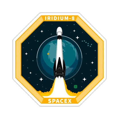 Iridium-8 (SpaceX) STICKER Vinyl Die-Cut Decal 3 Inch - The Sticker Space