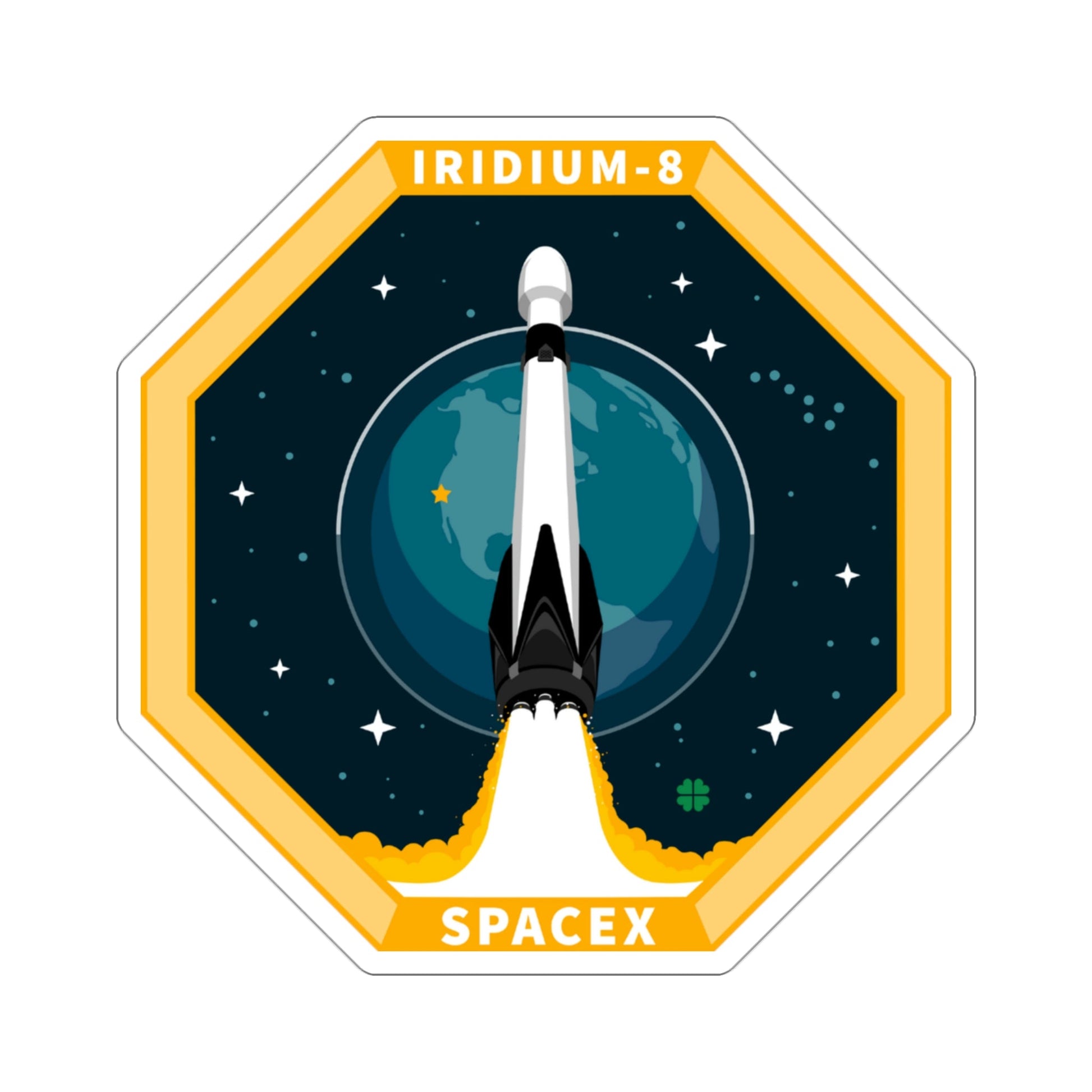 Iridium-8 (SpaceX) STICKER Vinyl Die-Cut Decal-3 Inch-The Sticker Space