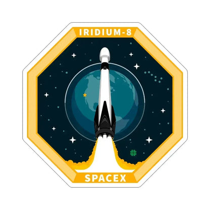 Iridium-8 (SpaceX) STICKER Vinyl Die-Cut Decal 5 Inch - The Sticker Space