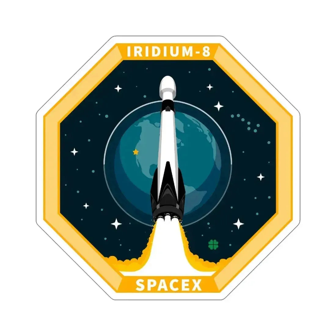 Iridium-8 (SpaceX) STICKER Vinyl Die-Cut Decal 6 Inch - The Sticker Space