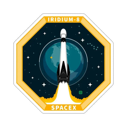Iridium-8 (SpaceX) STICKER Vinyl Die-Cut Decal 6 Inch - The Sticker Space