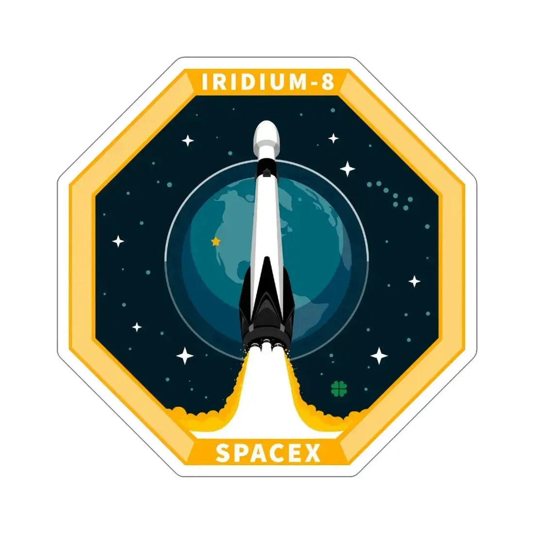 Iridium-8 (SpaceX) STICKER Vinyl Die-Cut Decal 6 Inch - The Sticker Space