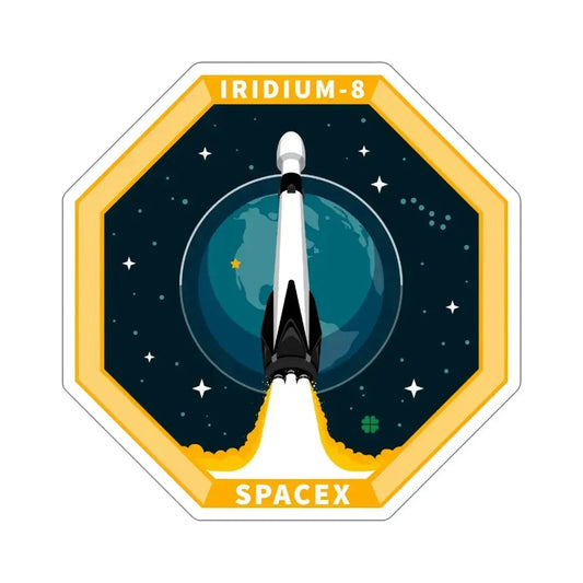 Iridium-8 (SpaceX) STICKER Vinyl Die-Cut Decal 6 Inch - The Sticker Space
