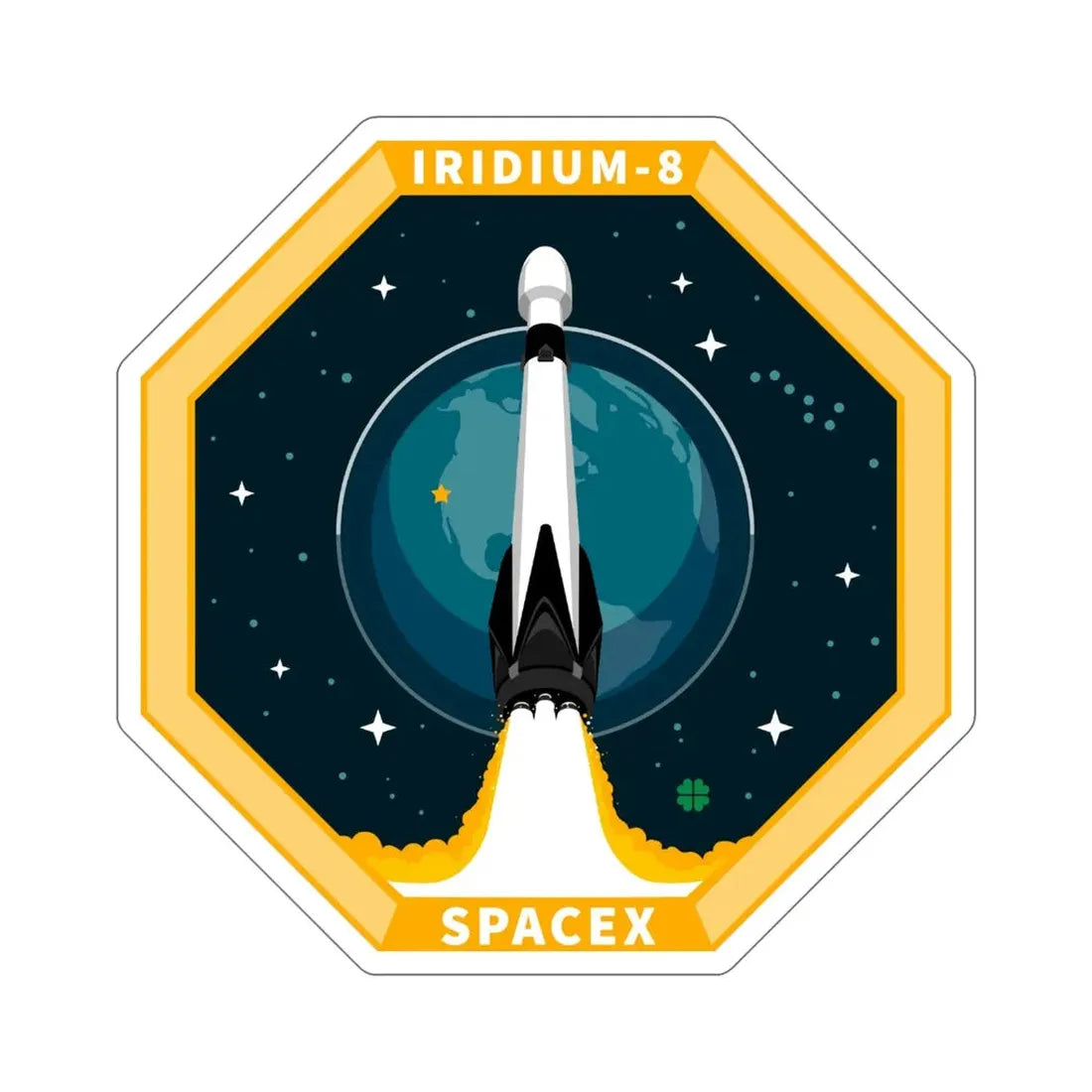 Iridium-8 (SpaceX) STICKER Vinyl Die-Cut Decal - The Sticker Space