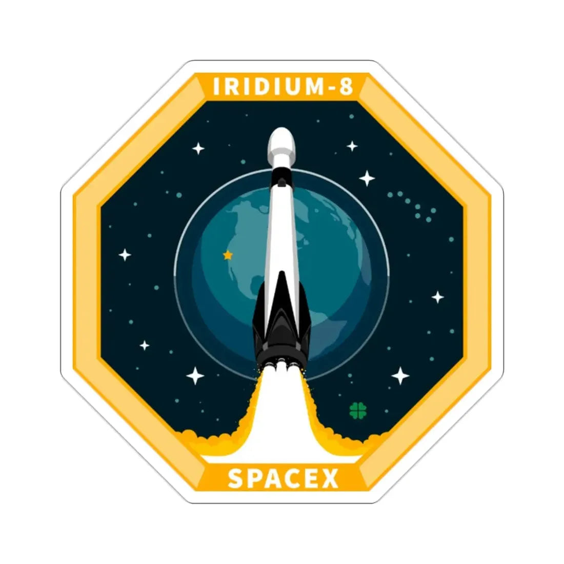 Iridium-8 (SpaceX) STICKER Vinyl Die-Cut Decal - The Sticker Space