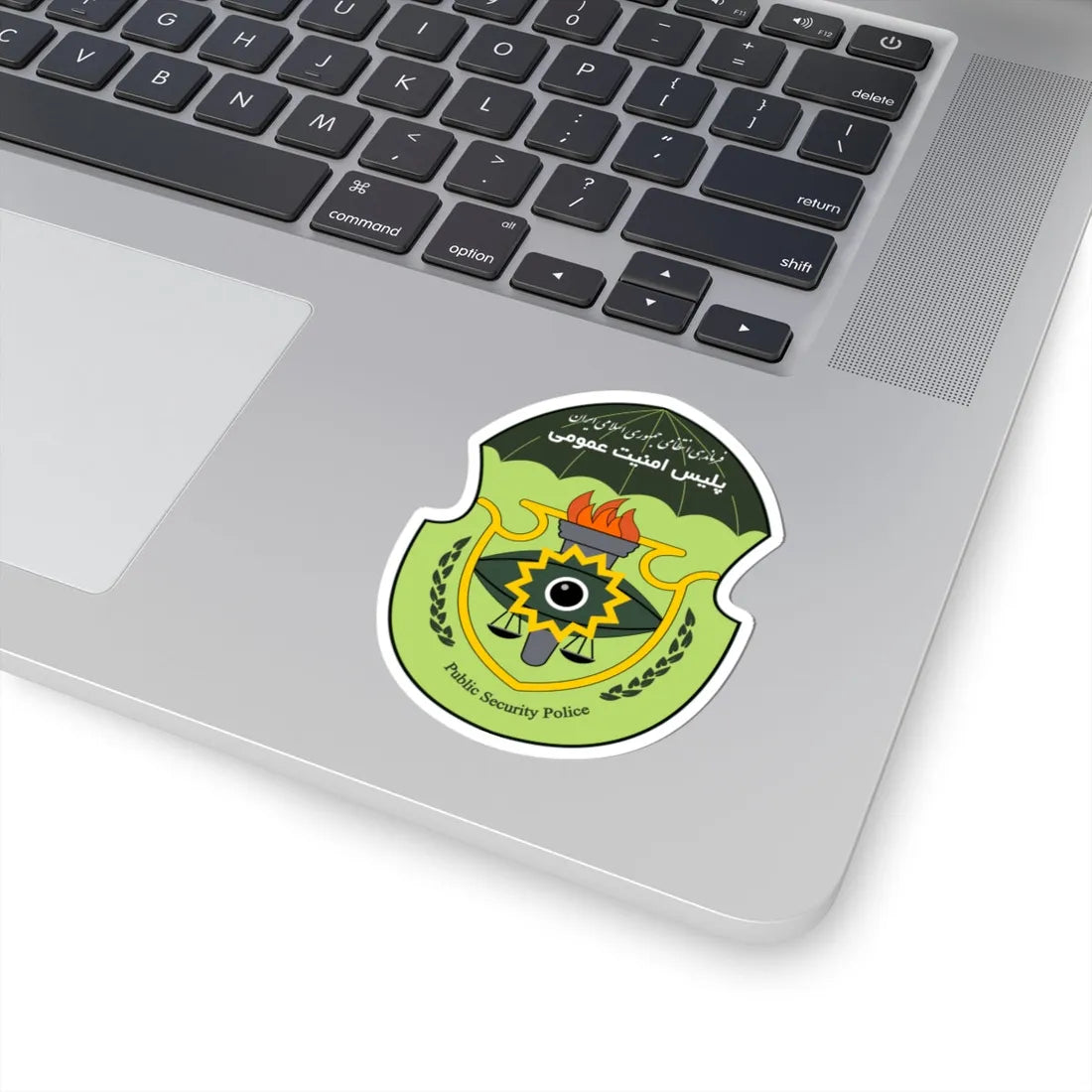 IRI.NAJA.Public Security Police (Iran) (Coat of Arms) STICKER Vinyl Kiss-Cut Decal - The Sticker Space