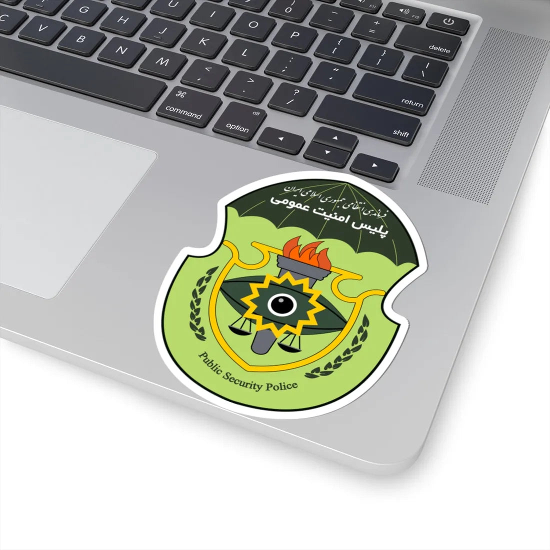 IRI.NAJA.Public Security Police (Iran) (Coat of Arms) STICKER Vinyl Kiss-Cut Decal - The Sticker Space