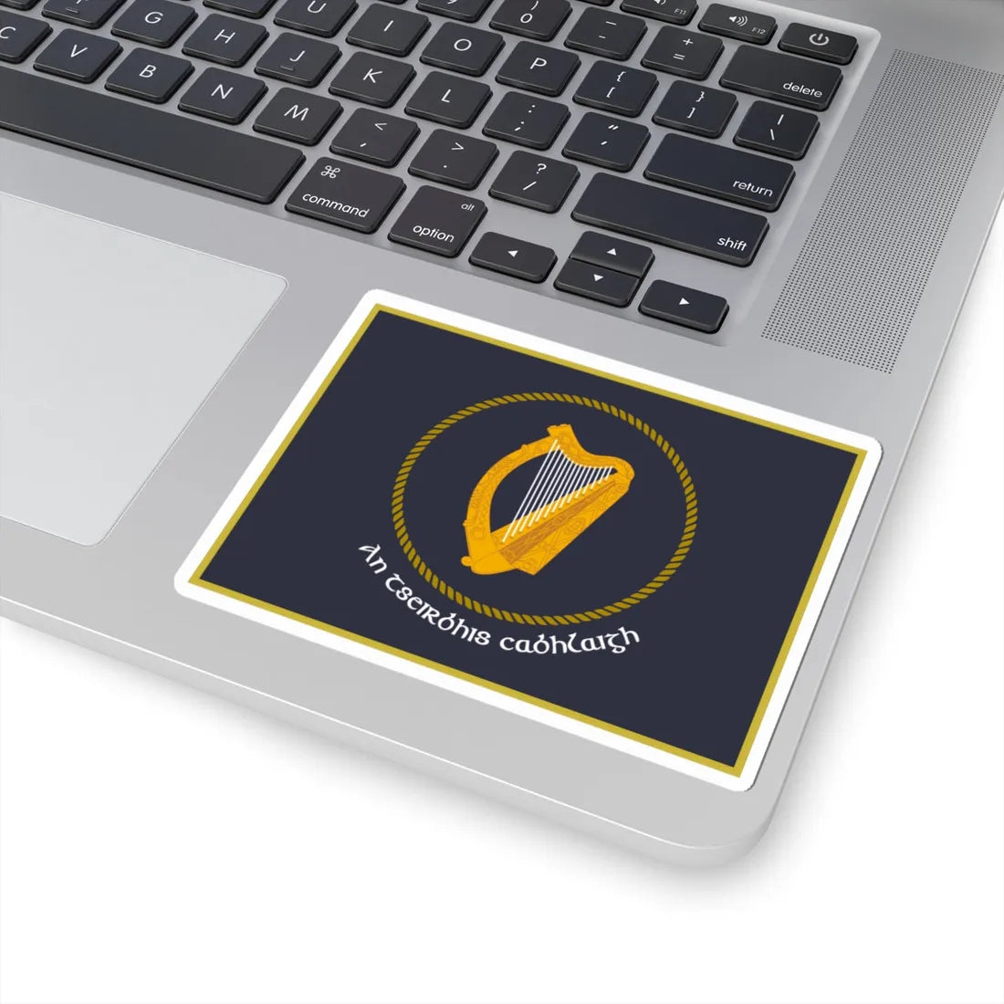 Irish Naval Service Flag (Ireland) STICKER Vinyl Kiss-Cut Decal - The Sticker Space