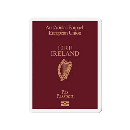 Irish Passport - Refrigerator Magnet 2 Inch - The Sticker Space