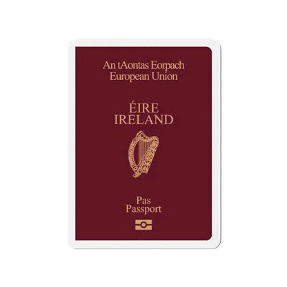 Irish Passport - Refrigerator Magnet 3 Inch - The Sticker Space