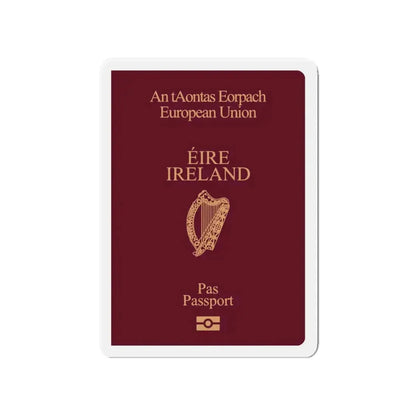 Irish Passport - Refrigerator Magnet 4 Inch - The Sticker Space