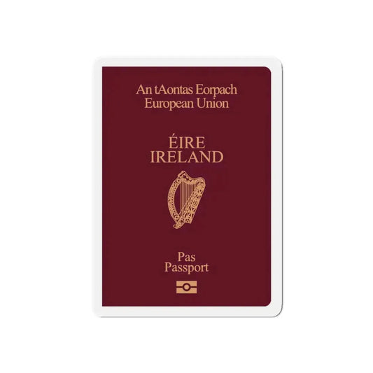 Irish Passport - Refrigerator Magnet 6 Inch - The Sticker Space