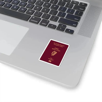 Irish Passport - STICKER Vinyl Kiss-Cut Decal - The Sticker Space