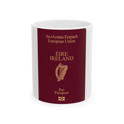 Irish Passport - White Coffee Mug