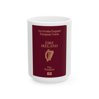 Irish Passport - White Coffee Mug