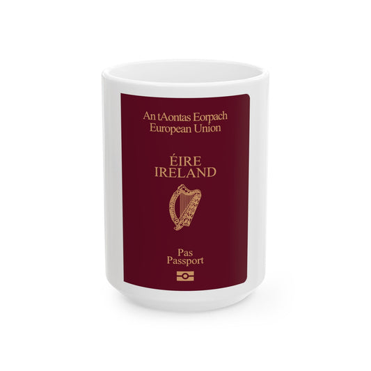 Irish Passport - White Coffee Mug