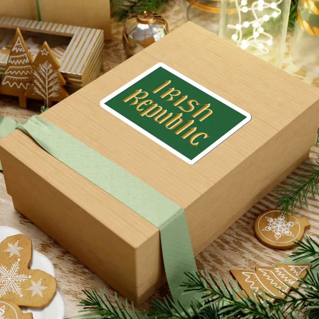 Irish Republic Flag (Ireland) STICKER Vinyl Kiss-Cut Decal - The Sticker Space